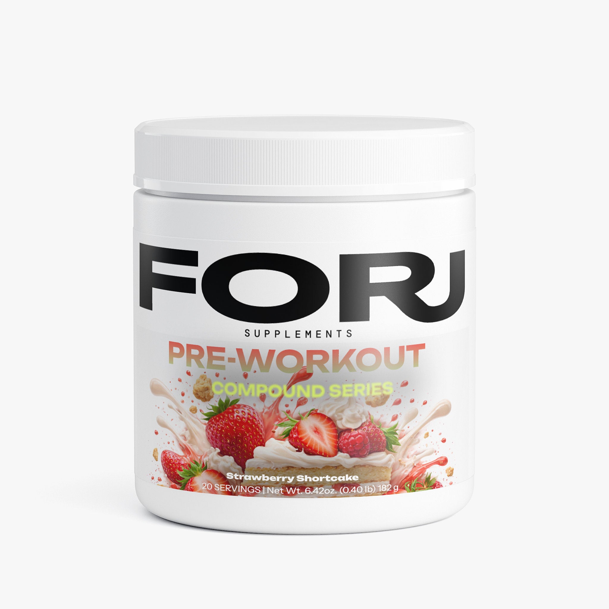 PRE-WORKOUT STRAWBERRY SHORTCAKE FORG