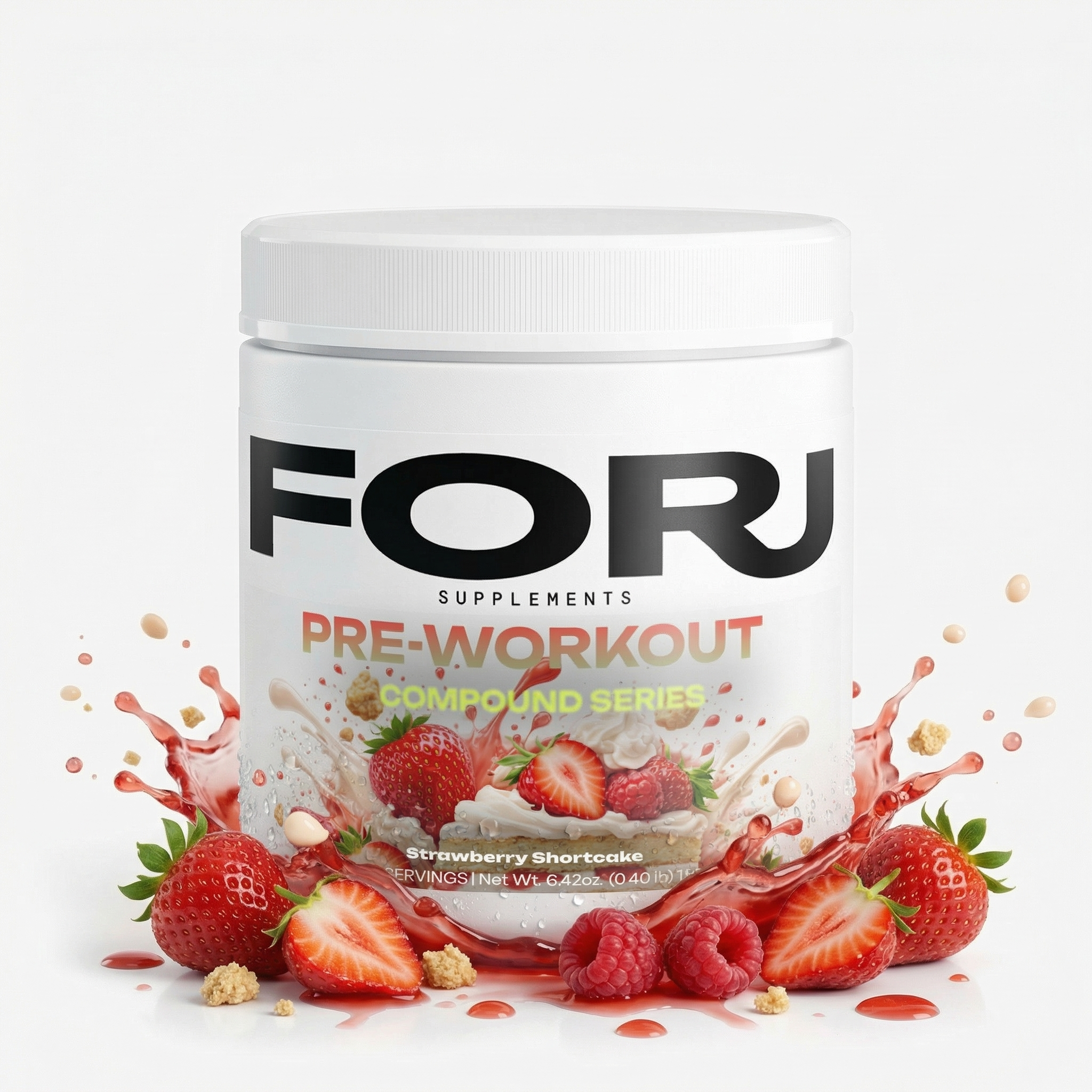 PRE-WORKOUT STRAWBERRY SHORTCAKE FORG