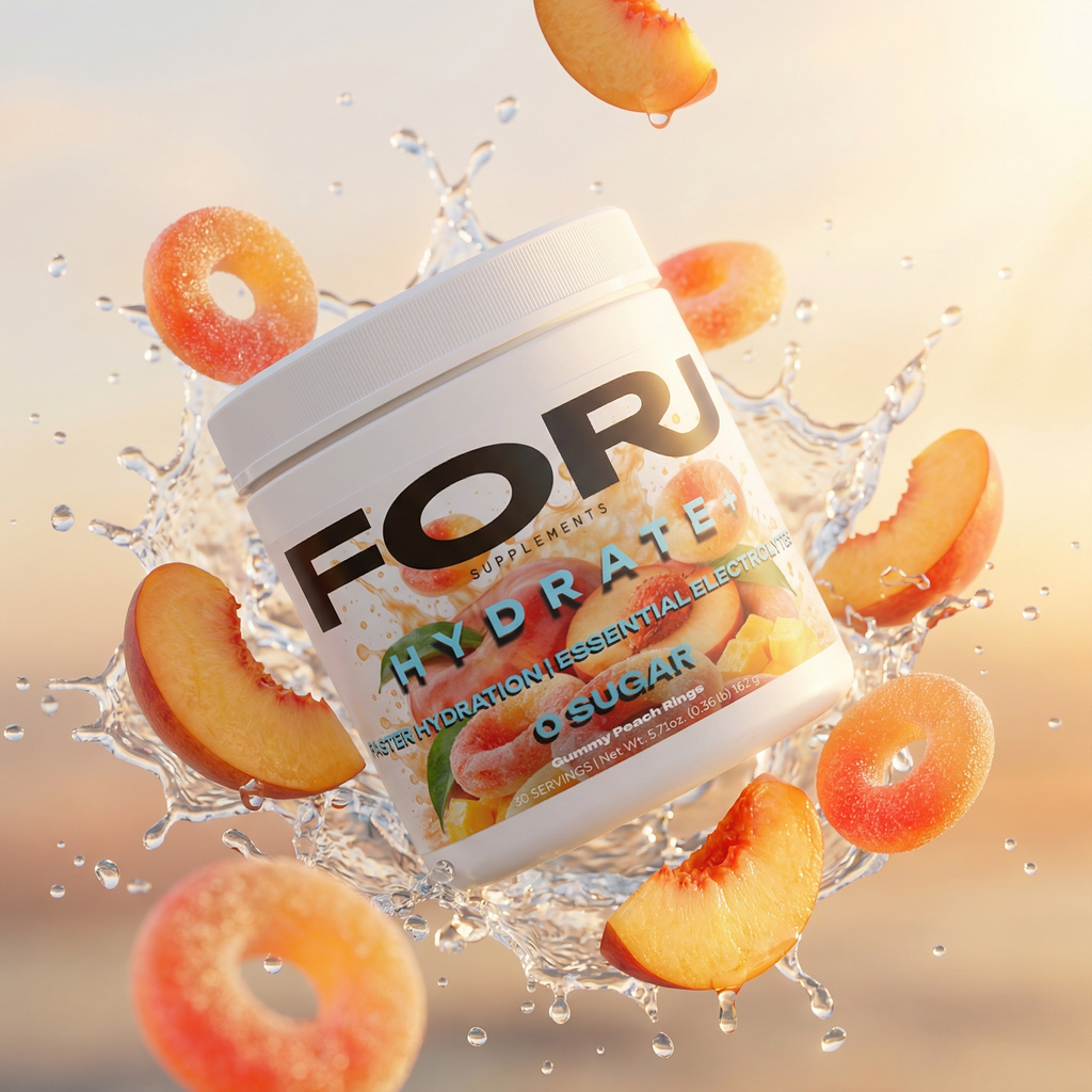 HYDRATE+ GUMMY PEACH RINGS FORG